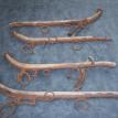 Antique wood & metal harness $24
